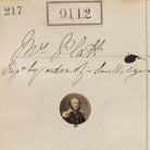 Unknown man ('Reproduction by order of Mrs Plath (small size)') NPG Ax58934