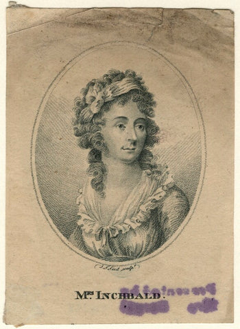 Elizabeth Inchbald (née Simpson) NPG D16738