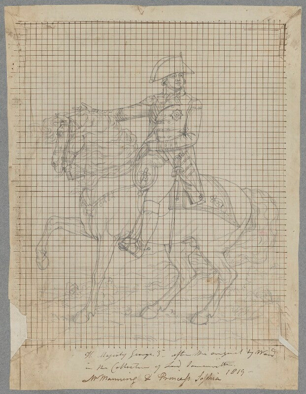 King george iii with horse adonis npg d17389