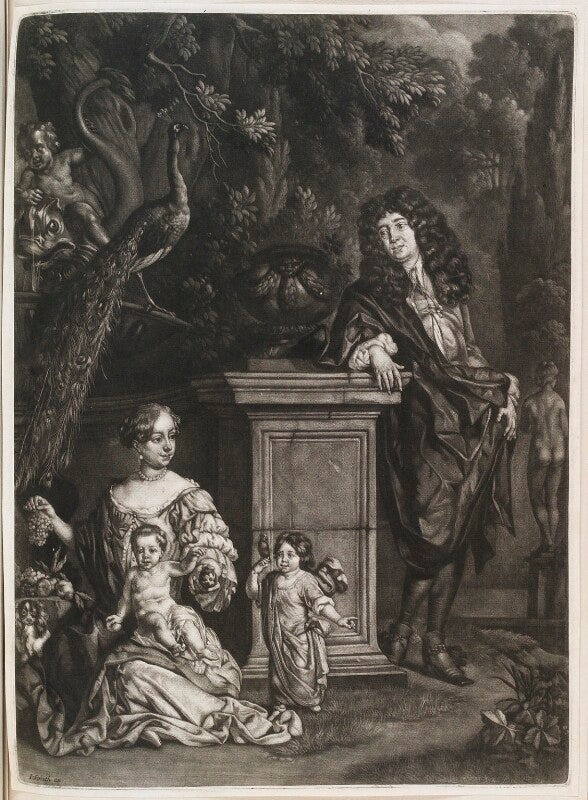 Nicolas de largillière; his wife and two children npg d11557