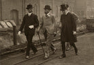 King George V walking to Silverwood Colliery NPG x134968