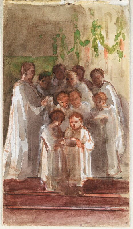 Choir singing on christmas day npg d23146(29)