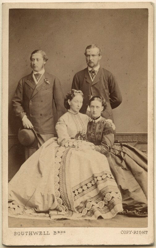 King edward vii; princess alice, grand duchess of hesse; louis iv, grand duke of hesse and by rhine; queen alexandra npg ax24160