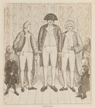 William Richardson; Andrew Bell; Mr Knipe; Lord Monboddo; Charles Byrne; Mr Knipe; Baillie Kyd NPG D14755