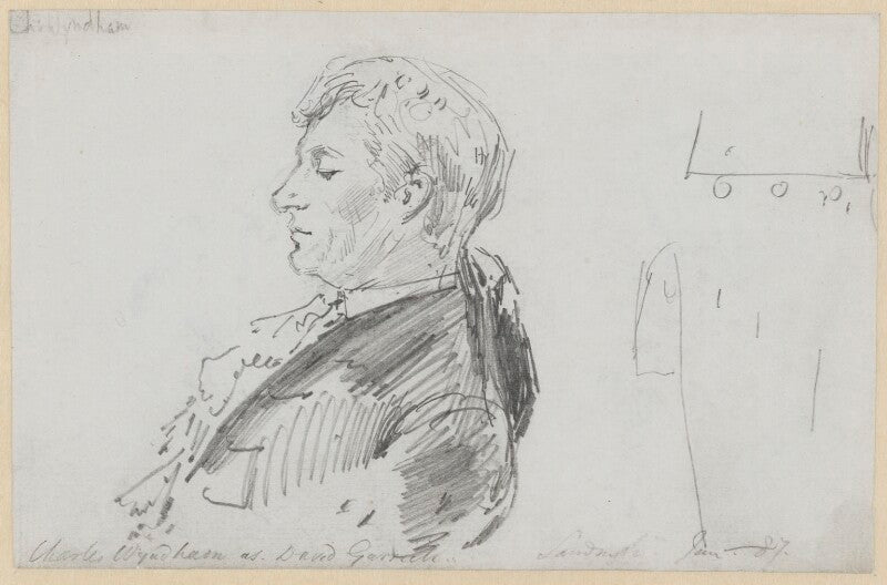 Sir charles wyndham (charles culverwell) npg 2373