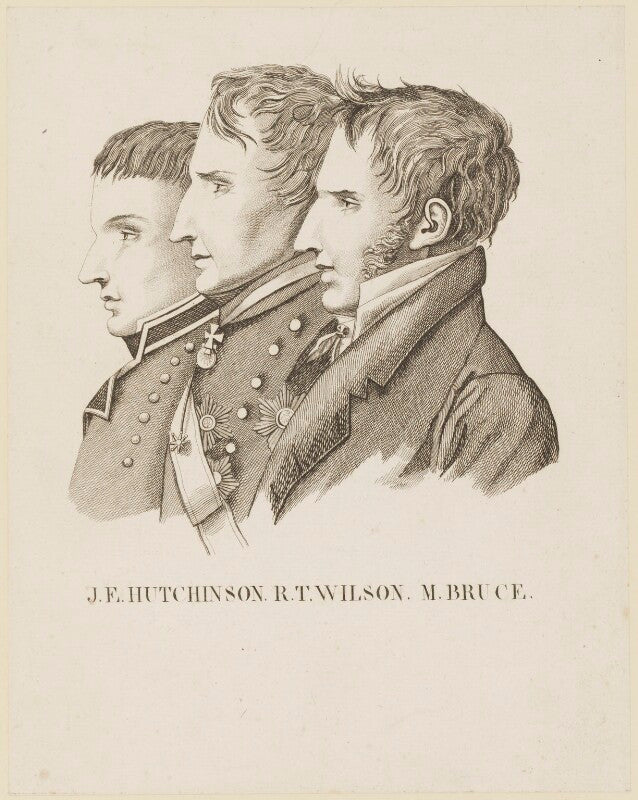 John hely hutchinson, 3rd earl of donoughmore; sir robert thomas wilson; michael bruce npg d16018