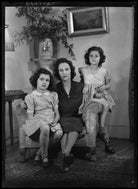 Antonia (née Snagge), Lady Doughty-Tichborne with her daughters NPG x73134