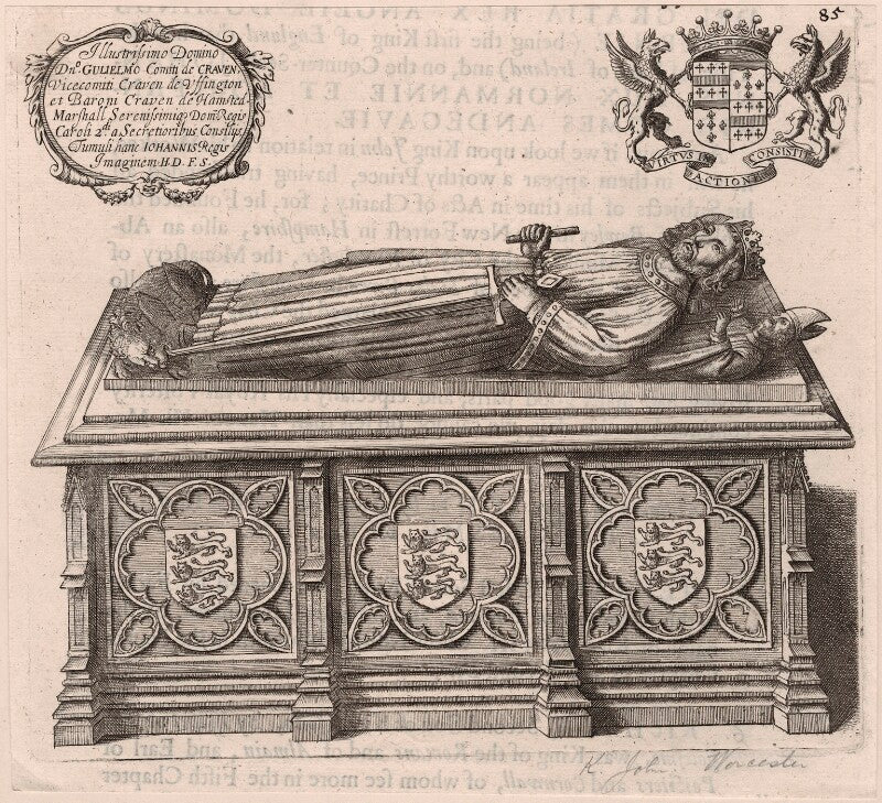 King john's tomb in worcester cathedral npg d33930