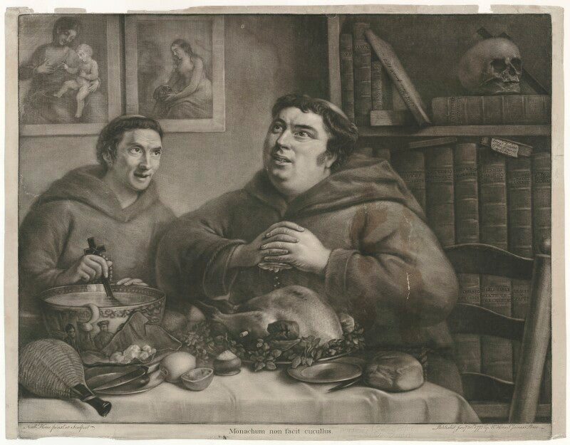 'monachum non facit cucullus' (theodosius forrest; francis grose) npg d34989