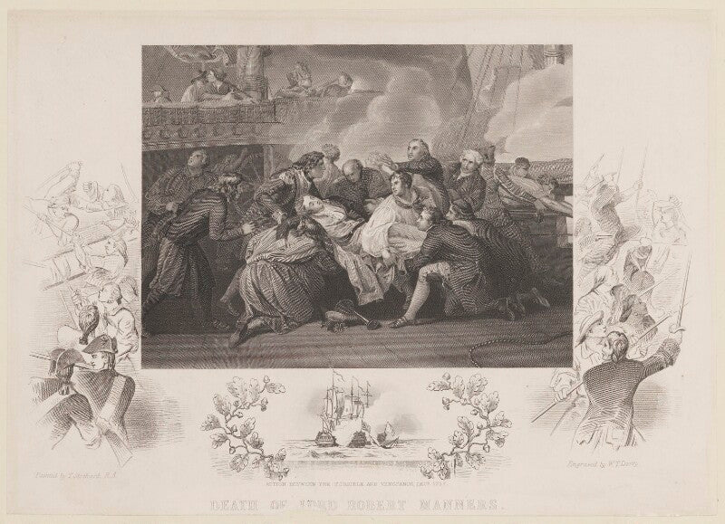 'death of lord robert manners' npg d15140