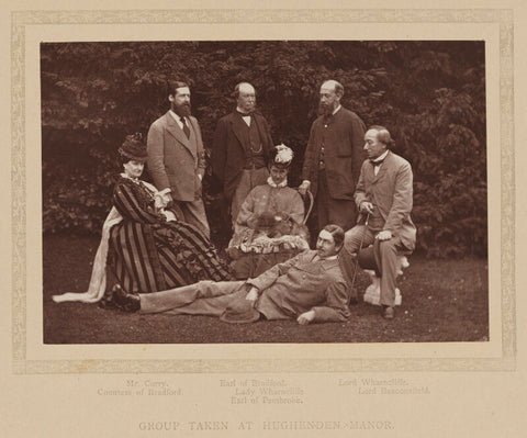 'Group taken at Hughenden Manor' NPG Ax27804