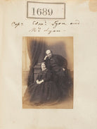 Edmund Lyon; Mrs Lyon NPG Ax51082