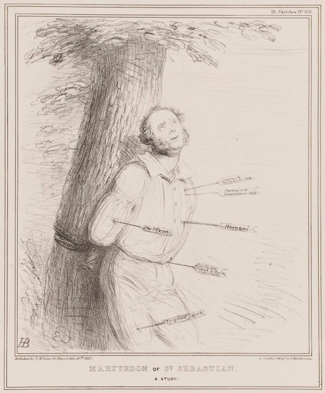 Martyrdom of st sebastian (henry john temple, 3rd viscount palmerston) npg d41410