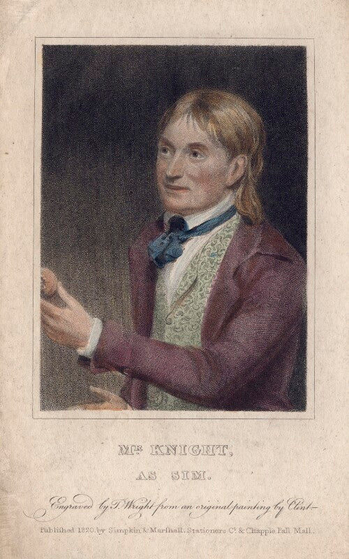 Edward knight as sim in o'keefe's 'wild oats' npg d8443