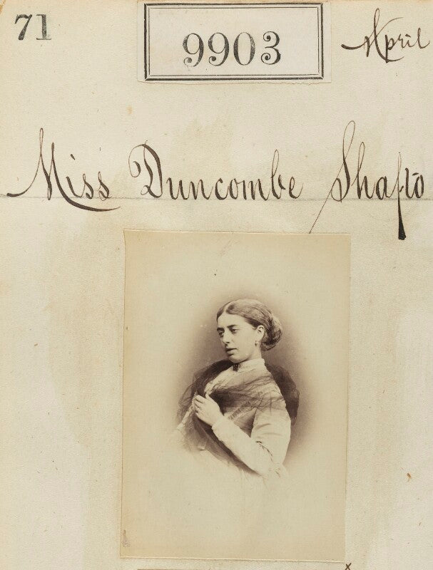 Miss duncombe shafto npg ax59621