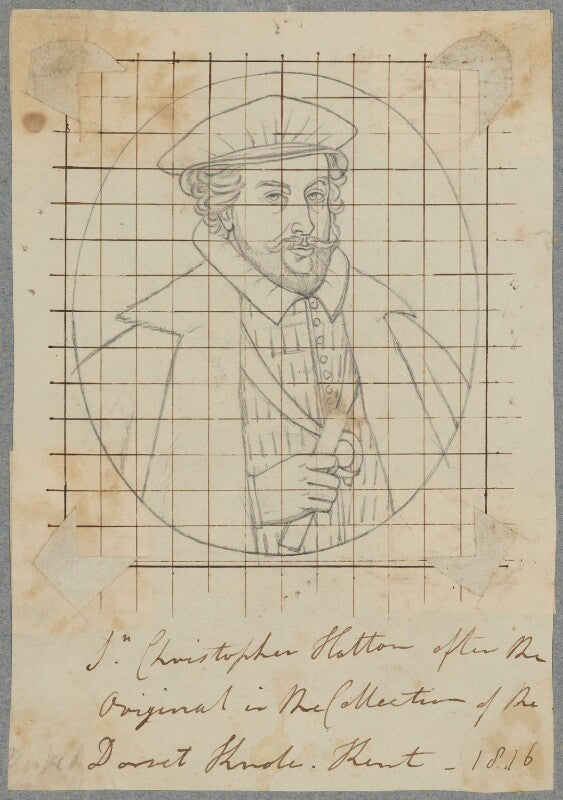 Sir christopher hatton npg d17244