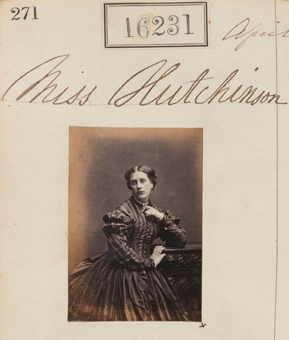 Miss Hutchinson NPG Ax64150