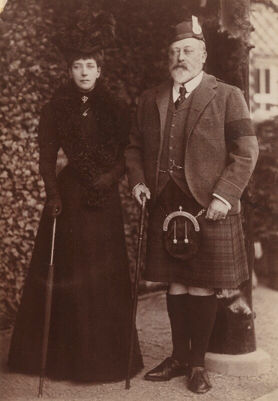 Queen alexandra; king edward vii npg x197907