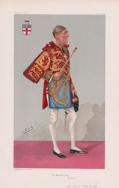 Sir alfred scott scott gatty ('men of the day. no. 941. "'the minstrel boy'   jehu junior"') npg d45251