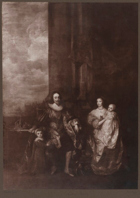 King charles i; henrietta maria; king charles ii; mary, princess royal and princess of orange npg d32112