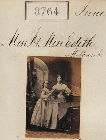 Sybella Augusta Herbert (née Milbank) and Edith Dorothy Milbank ('Miss F; Miss Edith Milbank') NPG Ax58587