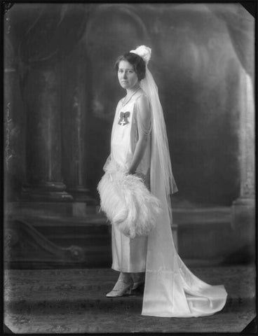 Lady Gladys Mary Chatterjee (née Broughton) NPG x123393