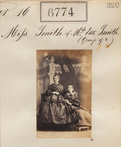 'The Misses Smith' (Miss Smith; Miss Smith) NPG Ax56700