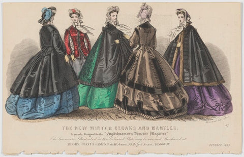 'The New Winter Cloaks and Mantles', October 1863 NPG D48006