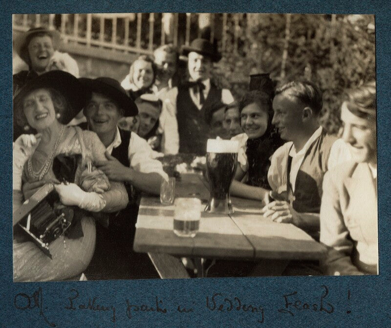 Ottoline taking part in the wedding feast (lady ottoline morrell) npg ax143460
