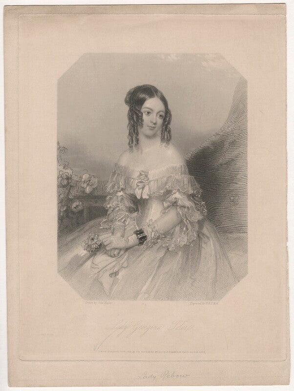 Lady georgina rebow (née toler) when lady georgina toler npg d5597
