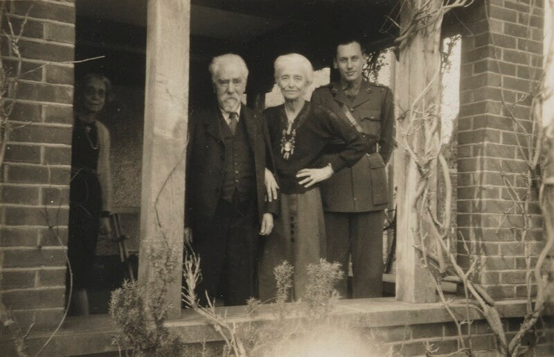 Sidney and Beatrice Webb with relatives Portrait Print National