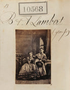 Miss Blanche Lambert; Miss Augustine Lambert NPG Ax60282