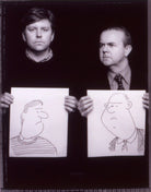 Nick Newman; Ian Hislop NPG x125408