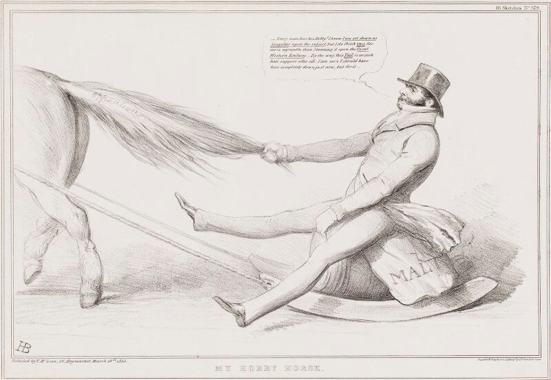 Richard temple nugent brydges chandos grenville, 1st duke of buckingham and chandos ('my hobby horse') npg d41313