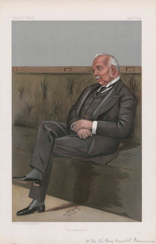 Sir Henry Campbell-Bannerman ('Men of the Day. No. 756.') NPG D44973