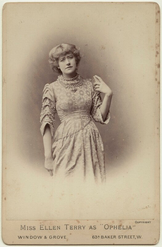Ellen terry as ophelia in 'hamlet' npg x16971
