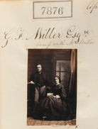 Mr G.F. Miller and Mrs Miller NPG Ax57715