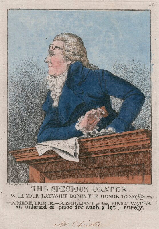 James christie ('the specious orator') npg d10684