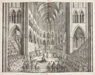Coronation of Charles II: The Choir of Westminster Abbey NPG D42250