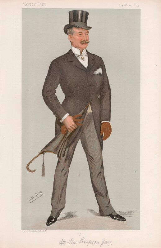 Thomas ('tom') simpson jay ('men of the day. no. 628. "j."') npg d44765