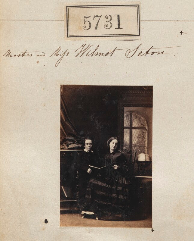 Miss and master wilmot seton npg ax55686