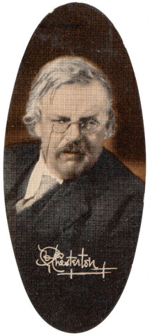 Gilbert Keith ('G.K.') Chesterton NPG D49315