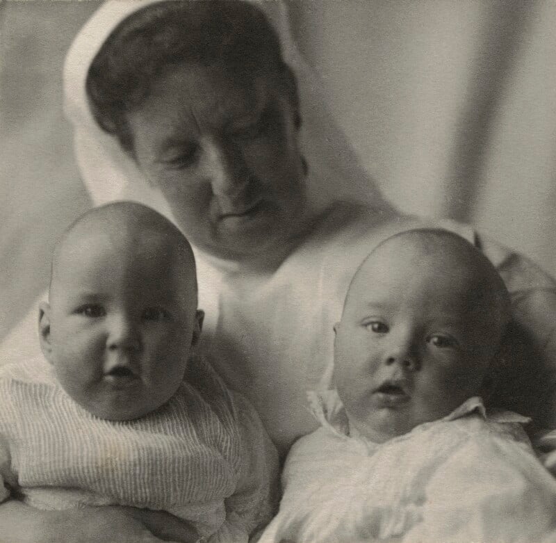Cavendish morton and concord morton with their nurse npg x128842