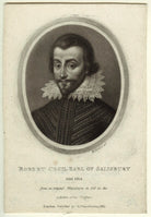 Unknown man engraved as Robert Cecil, 1st Earl of Salisbury NPG D31752