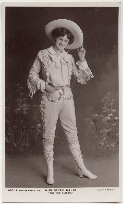 Gertie millar as lally in 'the new aladdin' npg x160531