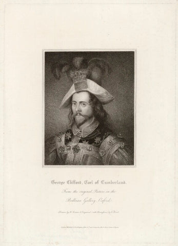George Clifford, 3rd Earl of Cumberland NPG D34421