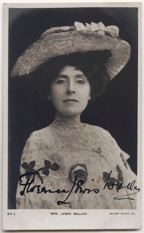 Florence west (mrs lewis waller) npg x27243