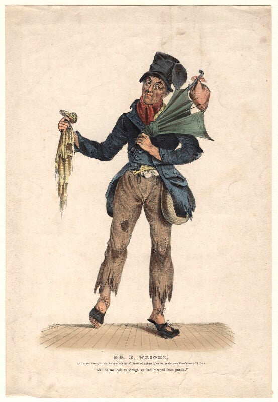 Edward richard wright as jacques strop in selby's 'robert macaire' npg d4927