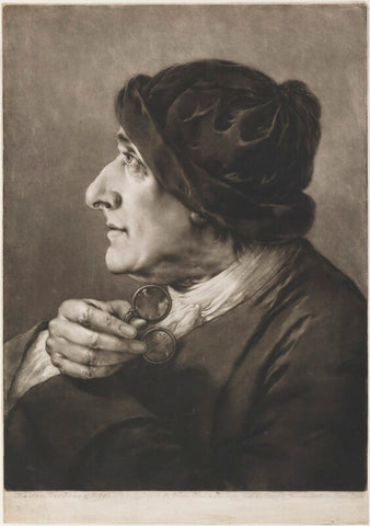 Old man wearing velvet cap NPG D11293