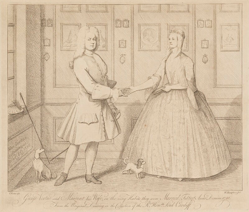 George vertue; margaret vertue (née evans) npg d39238